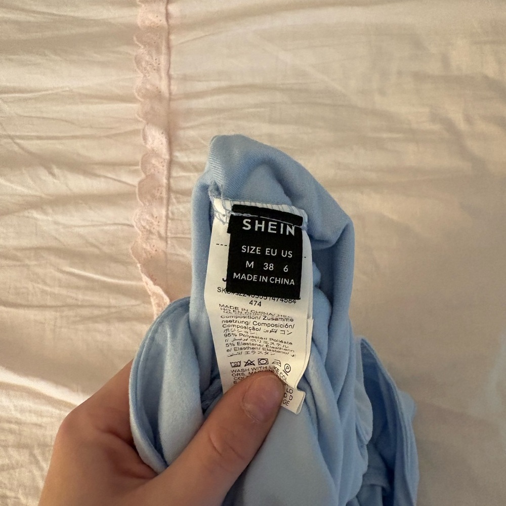 SHEIN Light Blue Bodysuit - Picture 3 of 5